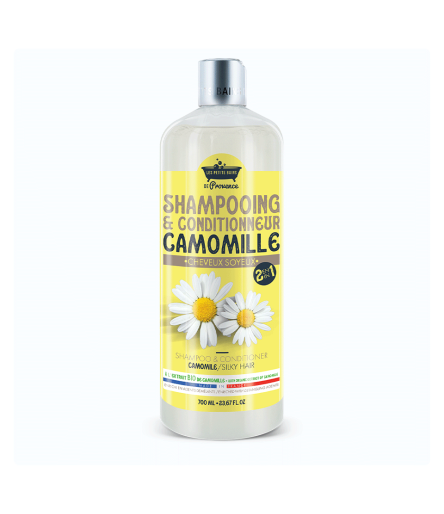 Shampooing 2en1 Camomille 700ml- Les petits Bains de Provence - pour des cheveux soyeux