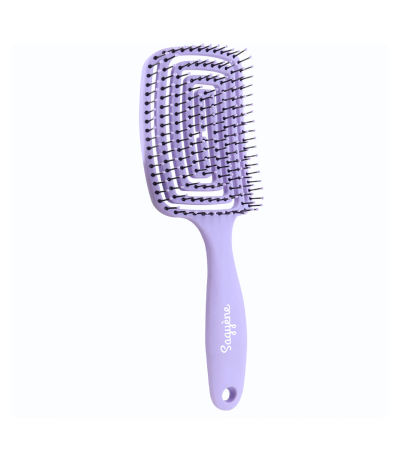 Brosse à Cheveux Démêlante Souple Noir - Sagyène