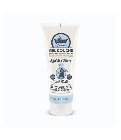 Gel douche Tube 220 ml Lait de Chèvre - Les Petits Bains de Provence