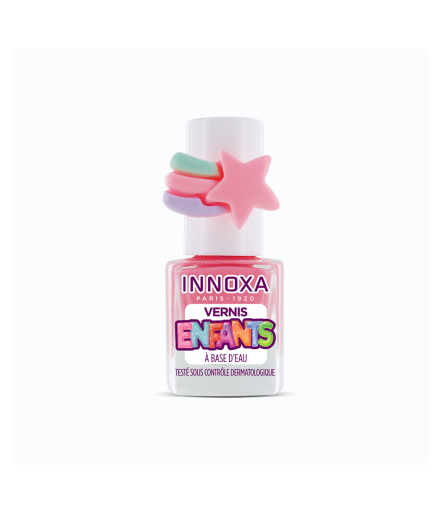 Vernis à Ongles pour Enfants à Base d'Eau – Etoile Rose Innoxa