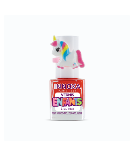 Vernis à Ongles pour Enfants à Base d'Eau – Licorne Rouge Innoxa