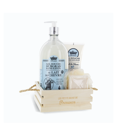 Coffret nature au lait de Chèvre - Les Petits Bains de Provence