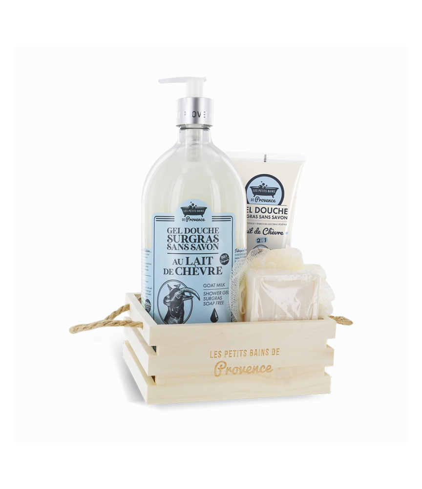 Coffret nature au lait de Chèvre - Les Petits Bains de Provence