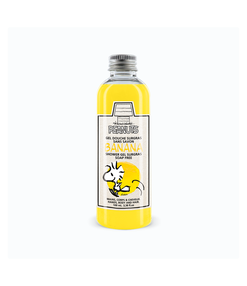 Gel douche sans savon 100ml - Banane - Peanuts