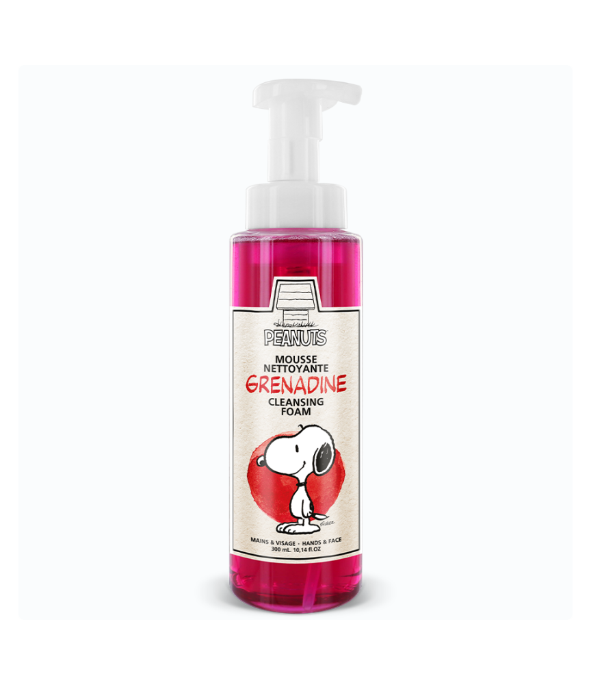 Mousse nettoyante 300 ml - Grenadine - Peanuts