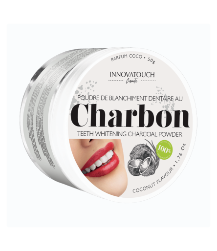 Poudre de blanchiment dentaire Coco au charbon Innovatouch Cosmetic