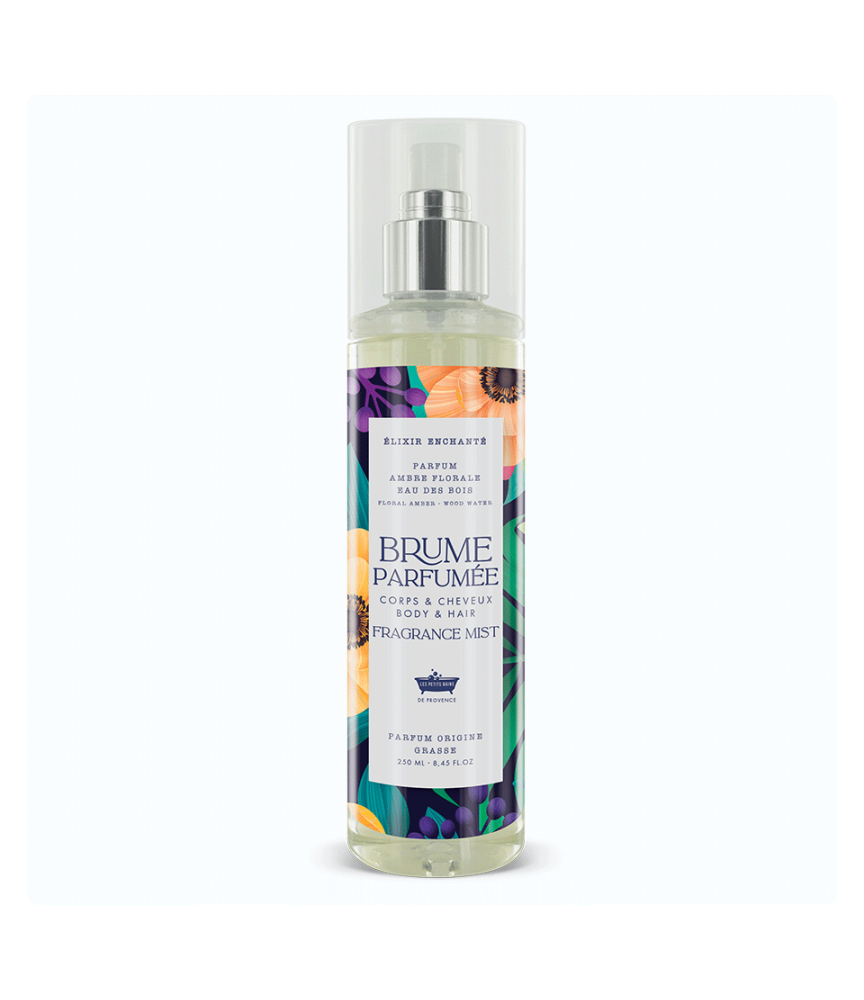 Brume Parfumée Ambre Floral Eau des Bois 250ml - Les Petits Bains de Provence - Elixir enchanté Brume Parfumée Ambre Floral Eau des Bois 250ml - Les Petits Bains de Provence - Elixir enchanté