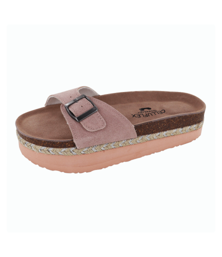 Sandale Silhouette Confort Atlas Rose