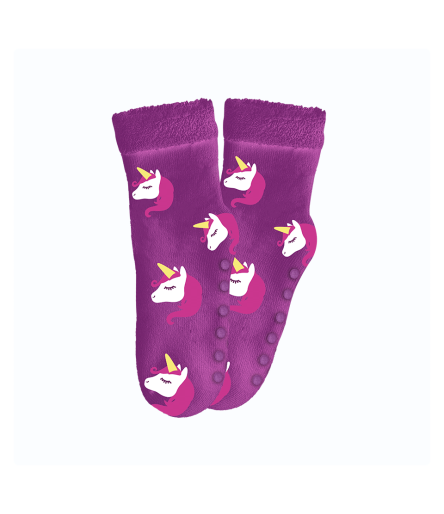 Chaussettes Enfants Aloe Vera Hydratantes Licorne 24-36 - Sanosoin