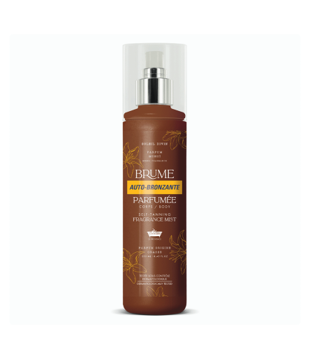 Brume Auto-Bronzante Parfumée Soleil Divin - Parfum Monoï - 250ml - Les Petits Bains de Provence