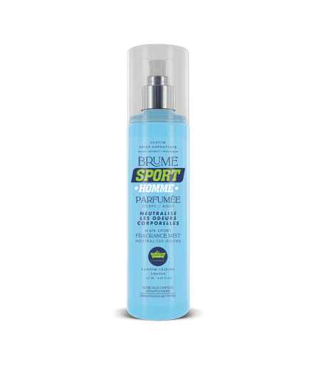Brume Sport Homme – Parfum Boisé Aromatique 125ml | Neutralise les odeurs corporelles