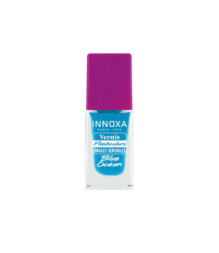 Vernis Fluorescent Ongles Sensibles Blue Ocean 8ml – Innoxa Paris 1920