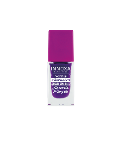 Vernis Fluorescent Ongles Sensibles Cosmic Purple 8ml – Innoxa Paris 1920