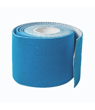Bande de Kinésiologie Bleu Waterproof 5m x 5cm – Anycare