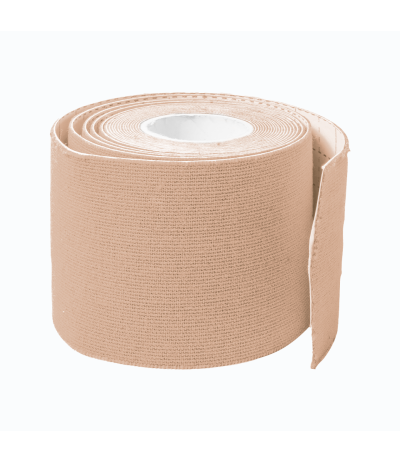 Bande de Kinésiologie Couleur Chair Waterproof 5m x 5cm – Anycare