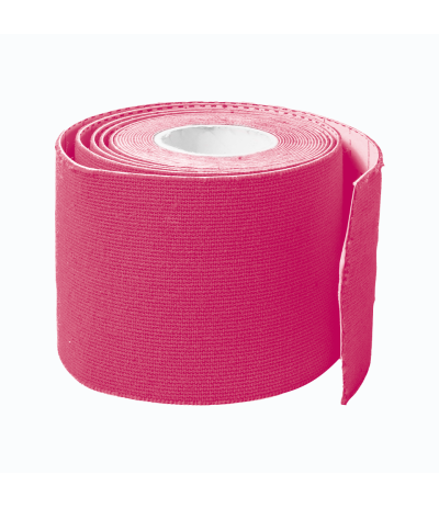Bande de Kinésiologie Rose Waterproof 5m x 5cm – Anycare