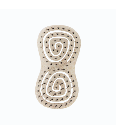 Brosse à cheveux COMPACTE SANOSOIN - Bio-sourcée - Sable