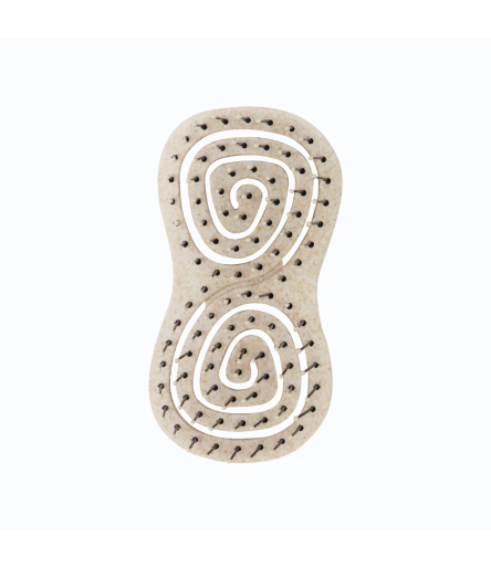 Brosse à cheveux COMPACTE SANOSOIN - Bio-sourcée - Sable