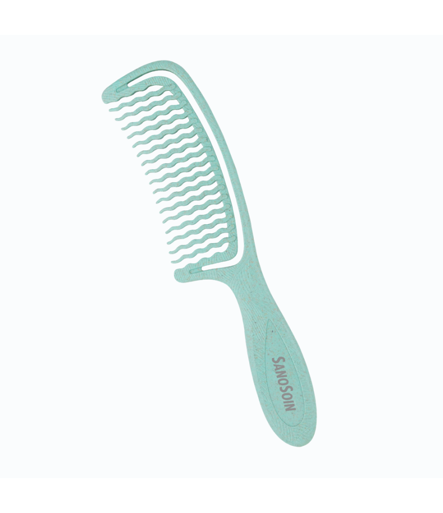 Peigne Souple SANOSOIN Bio-Sourcé - Dents Ondulées Peigne Souple SANOSOIN Bio-Sourcé - Dents Ondulées