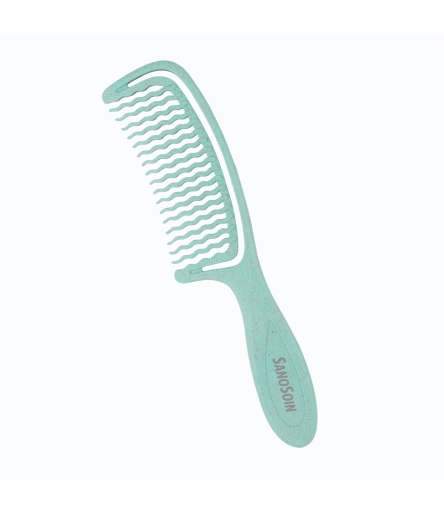 Peigne Souple SANOSOIN Bio-Sourcé - Dents Ondulées