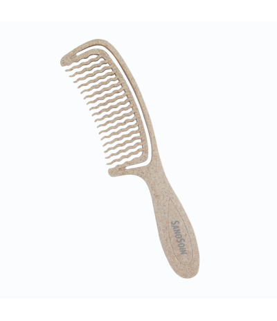 Peigne Souple SANOSOIN Bio-Sourcé - Dents Ondulées