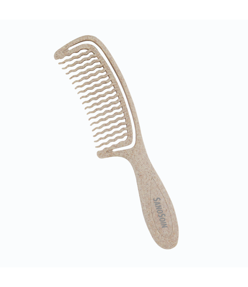 Peigne Souple SANOSOIN Bio-Sourcé - Dents Ondulées Peigne Souple SANOSOIN Bio-Sourcé - Dents Ondulées