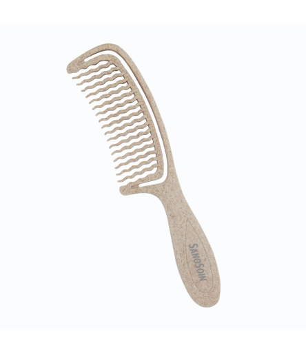 Peigne Souple SANOSOIN Bio-Sourcé - Dents Ondulées