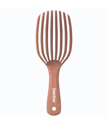 Brosse à Cheveux Curly Color l’Incontournable – Sanosoin (Terracotta)