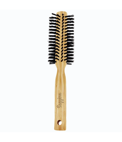 Brosse à Cheveux Bambou Ronde Sagyène – Idéale pour Brushing