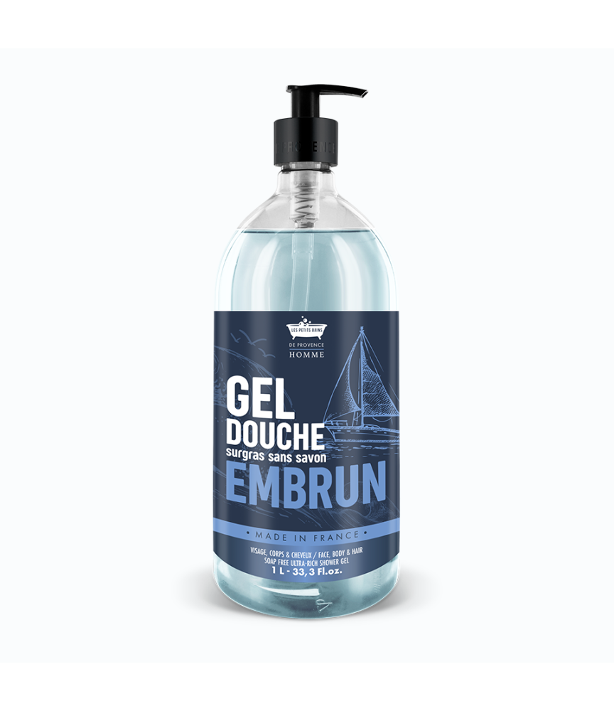 Gel Douche Homme 1L Embrun - Les Petits Bains de Provence Gel Douche Homme 1L Embrun - Les Petits Bains de Provence