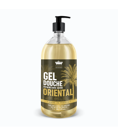 Gel Douche Homme 1L Oriental - Les Petits Bains de Provence
