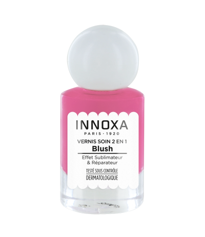 Vernis à Ongles Blush Rose Velour 10ml – Soin 2 en 1 INNOXA Paris 1920