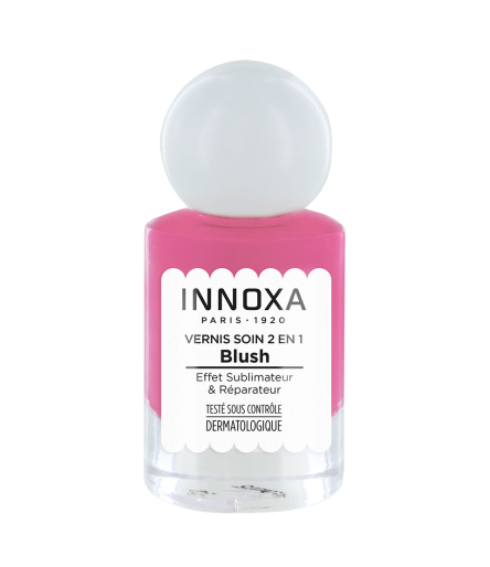 Vernis à Ongles Blush Rose Velour 10ml – Soin 2 en 1 INNOXA Paris 1920