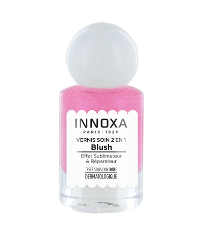 Vernis à Ongles Blush Éveil Rosé 10ml – Soin 2 en 1 INNOXA Paris 1920