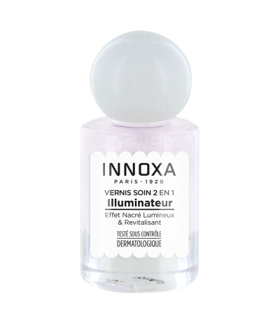 Vernis à Ongles Illuminateur Rosée Astrale 10ml – Soin 2 en 1 INNOXA Paris 1920