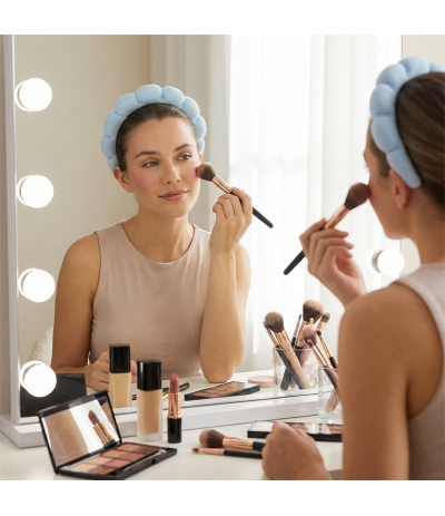 utilisation serre-tête spa bleu