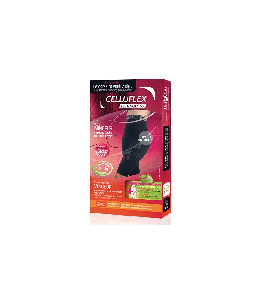 Corsaire Ventre Plat Minceur Noir CELLUFLEX Technology