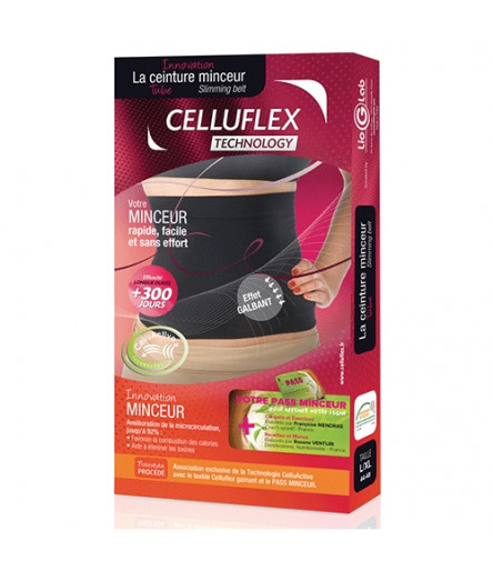 Ceinture Tube Minceur Noir CELLUFLEX Technology