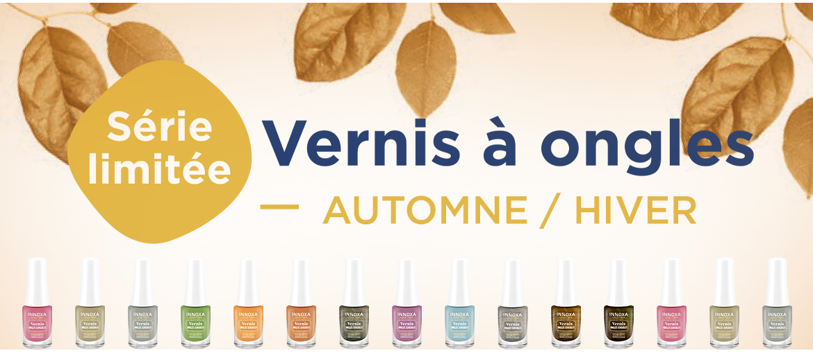 Vernis à ongles série limitée Automne-Hiver - Innoxa Paris 1920